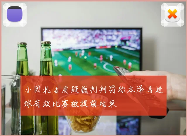 小因扎吉质疑裁判判罚称本泽马进球有效比赛被提前结束